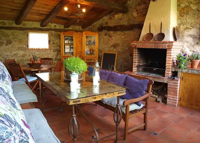 Casa Rural El Mirador De La Cigueena - En La Sierra A 10 Min De Segovia Çiftlik konaklama